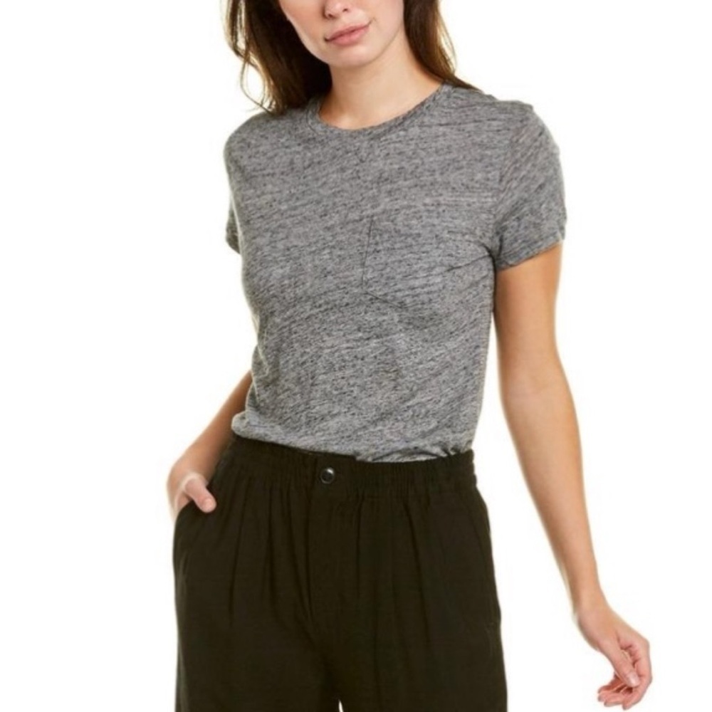 MADEWELL Whisper Cotton Short Sleeve T-Shirt in Grey XL